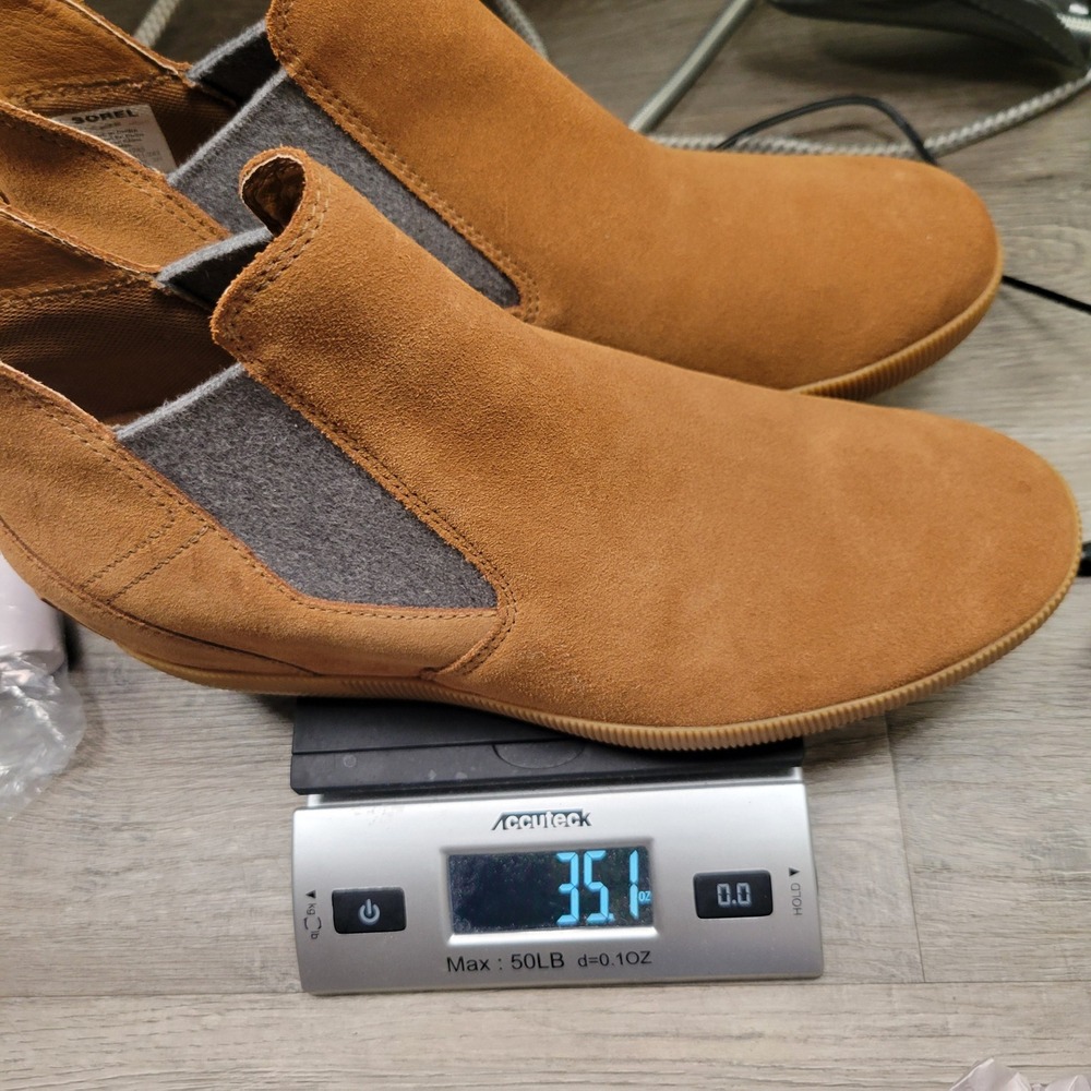 Sorel Out N About Slip On Wedge Women 12 Elk Brown Suede Bootie NL4911-243 - Picture 10 of 10